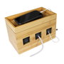 LogiLink Caja de gestión de cables de bambú