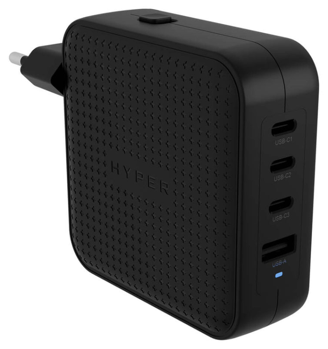 HYPER HJ1002BKWWGL Cargador para Móvil, Smartphone, Tableta, Carga Rápida, Puerto USB C, Negro HYPER HJ1002BKWWGL Cargador para Móvil, Smartphone, Tableta, Carga Rápida, Puerto USB C, Negro