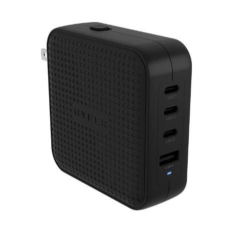 HYPER HyperJuice® 100W GaN Travel Charger HJ1002BKWWGL Negro HYPER HyperJuice® 100W GaN Travel Charger HJ1002BKWWGL Negro