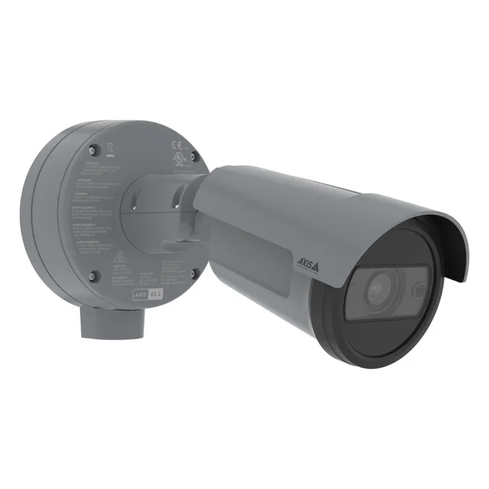 Axis 02534-001 Cámara de Vigilancia IP Interior/Exterior Balda Forma, 4K Ultra HD 3840x2160 Pixeles, Visión Nocturna 40m, PTZ Digital, PoE, IP66/67 IK10, Para Techo o Pared