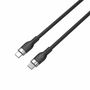 Hyper HyperJuice 240W Cable USB-C a USB-C de Silicona (1m), Negro