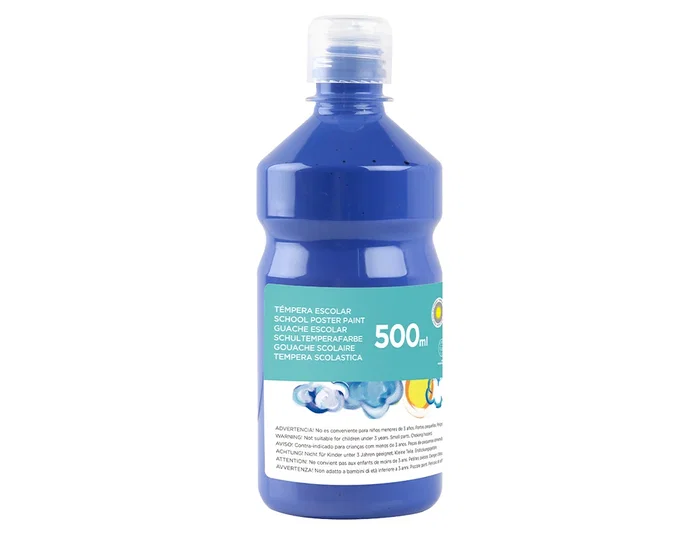 Liderpapel Tempera Liquida Escolar 500 ml Azul Marino Superlavable A Partir De 3 Años Liderpapel Tempera Liquida Escolar 500 ml Azul Marino Superlavable A Partir De 3 Años