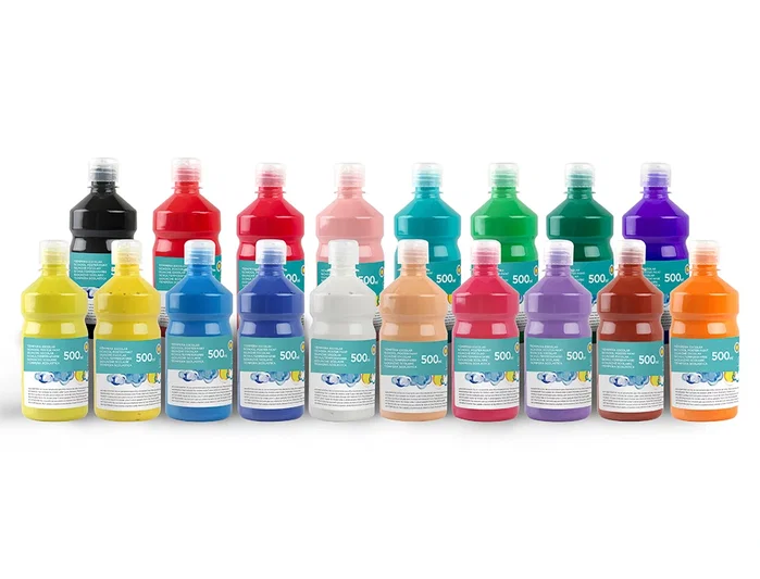 Liderpapel Tempera Liquida Escolar 500 ml Azul Marino Superlavable A Partir De 3 Años Liderpapel Tempera Liquida Escolar 500 ml Azul Marino Superlavable A Partir De 3 Años