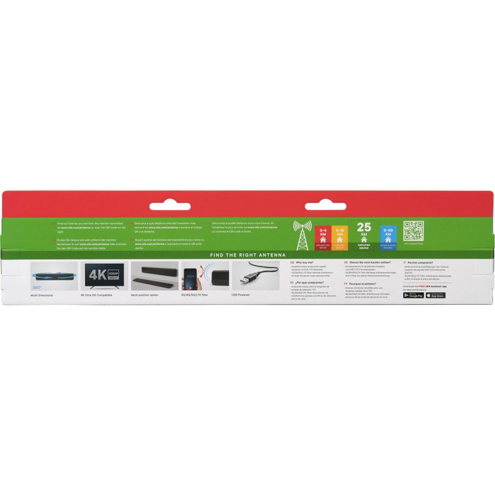 One For All Antena interior amplificada M30 One For All Antena interior amplificada M30