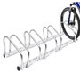 Bicycle Gear Soporte de Suelo para Bicicletas Cuatro Plazas Cromado