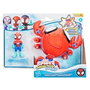 Hasbro Spidey and His Amazing Friends - Vehículo Aracno-Cangrejo con Figura de Spidey, Juguete MARVEL G1464 para Niños +3 años