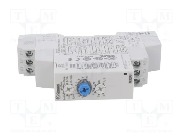 CROUZET Relé de tiempo SPDT 250VAC/8A 24÷240VAC CROUZET Relé de tiempo SPDT 250VAC/8A 24÷240VAC