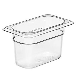 Cambro Cubeta Poli GN 1/9-100 0,85 l - Cubeta de plástico 0,85 litros, dimensiones 176x108x100 mm para almacenaje y transporte