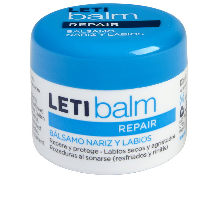Leti Pharma LETIBALM Repair bálsamo reparador nariz y labios 10 ml Leti Pharma LETIBALM Repair bálsamo reparador nariz y labios 10 ml