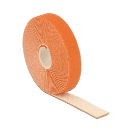 DeLOCK 18747 Cinta de velcro en rollo naranja 5 m x 20 mm