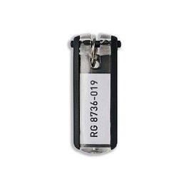 Durable Key Clip 6 piezas Negro