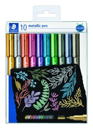 Marcador T.Opaca No Perm. Staedtler 8323 Metalico Blister De 10 Marcador T.Opaca No Perm. Staedtler 8323 Metalico Blister De 10