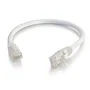 C2G 83485 Cable de Red Patch RJ-45 a RJ.45 Macho 0.5m (50 cm) UTP Cat6 Categoría 6 Booted Sin Funda Blindada Blanco para Redes Gigabit Ethernet
