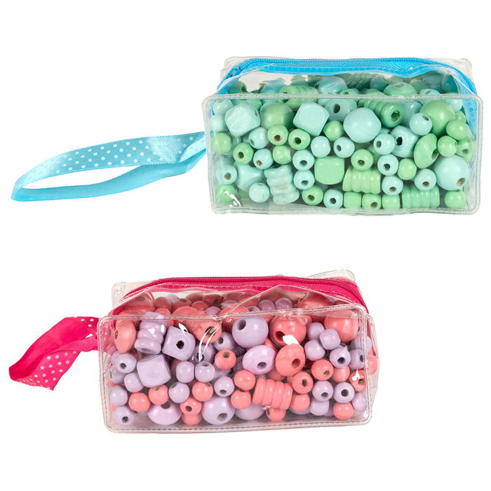 Jeux 2 momes Kit 300 Cuentas de Madera Montessori Colores Surtidos