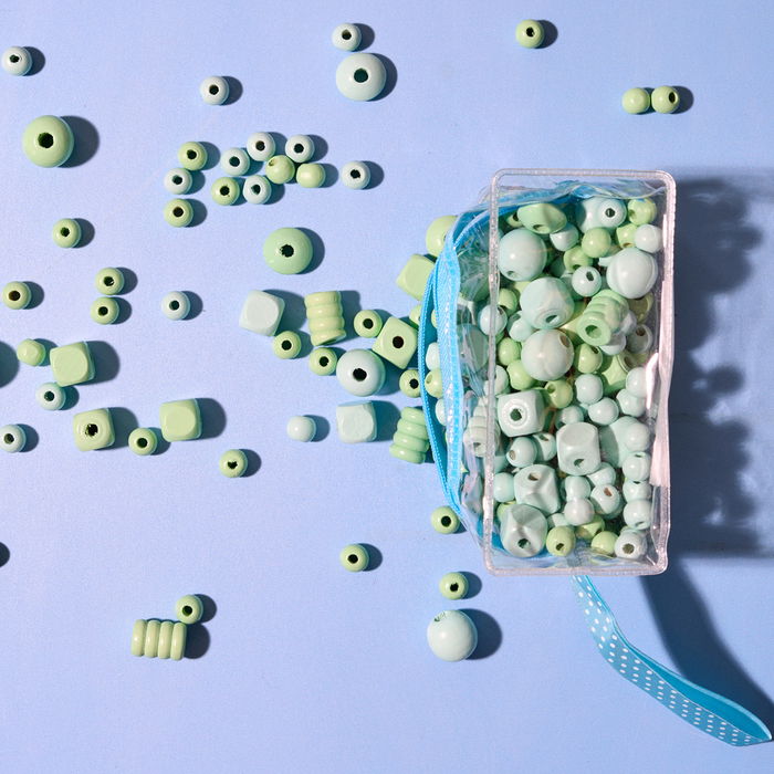 Jeux 2 momes Kit 300 Cuentas de Madera Montessori Colores Surtidos