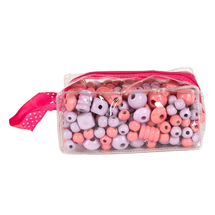 Jeux 2 momes Kit 300 Cuentas de Madera Montessori Colores Surtidos