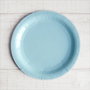 Algon Set 10 Platos Cartón Azul Baby Soja 21 cm (24 Unidades)