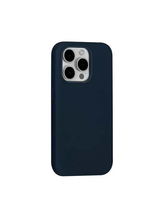 dbramante1928 ROSKILDE - Funda MAGSAFE para Apple iPhone 15 Pro (6.1"), Cuero de Grano Entero Azul, Protección contra Caídas, Resistente a Impactos