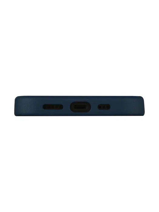 dbramante1928 ROSKILDE - Funda MAGSAFE para Apple iPhone 15 Pro (6.1"), Cuero de Grano Entero Azul, Protección contra Caídas, Resistente a Impactos
