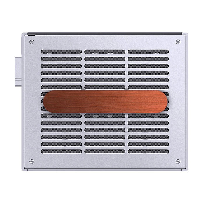 Jonsbo T6 Mini-Tower Mini-ITX con vidrio templado y madera - plata