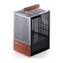 Jonsbo T6 Mini-Tower Mini-ITX con vidrio templado y madera - plata