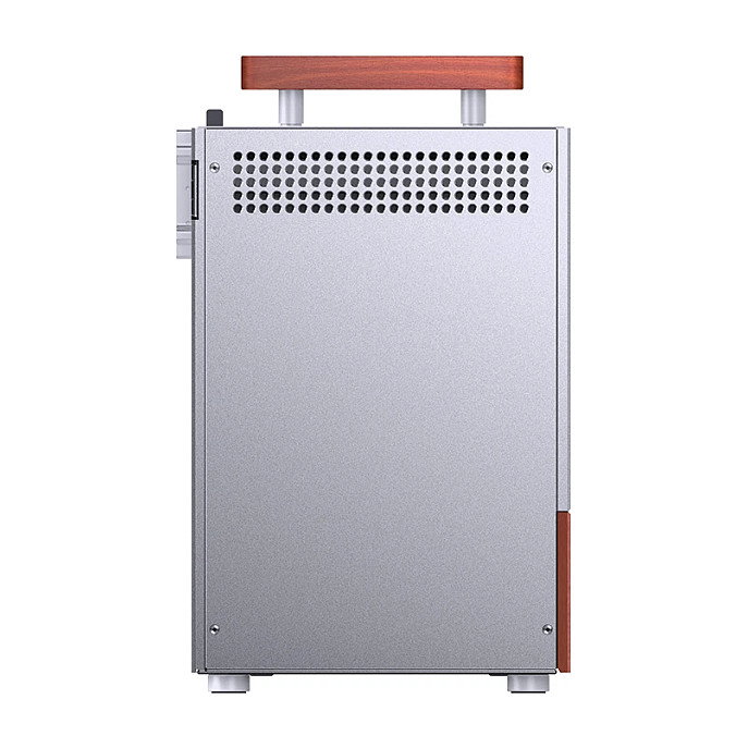 Jonsbo T6 Mini-Tower Mini-ITX con vidrio templado y madera - plata