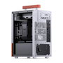 Jonsbo T6 Mini-Tower Mini-ITX con vidrio templado y madera - plata