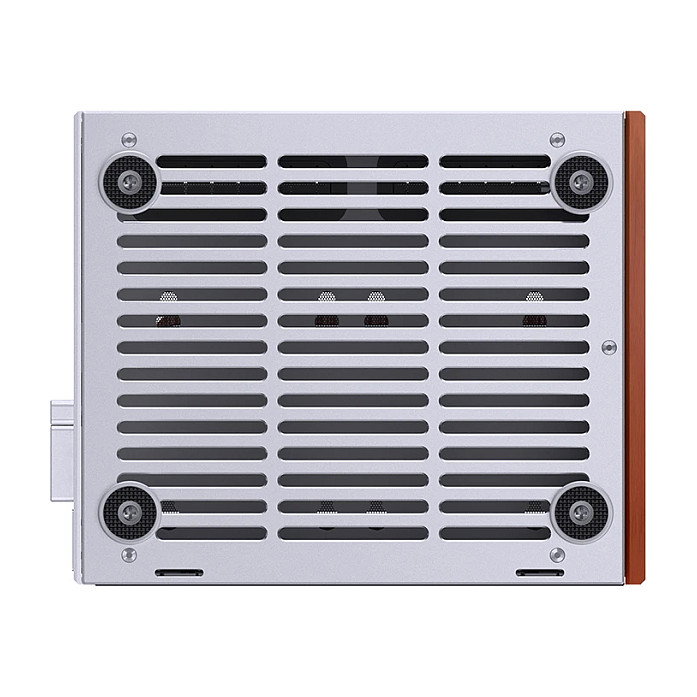 Jonsbo T6 Mini-Tower Mini-ITX con vidrio templado y madera - plata
