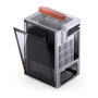 Jonsbo T6 Mini-Tower Mini-ITX con vidrio templado y madera - plata