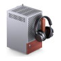 Jonsbo T6 Mini-Tower Mini-ITX con vidrio templado y madera - plata