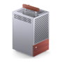 Jonsbo T6 Mini-Tower Mini-ITX con vidrio templado y madera - plata