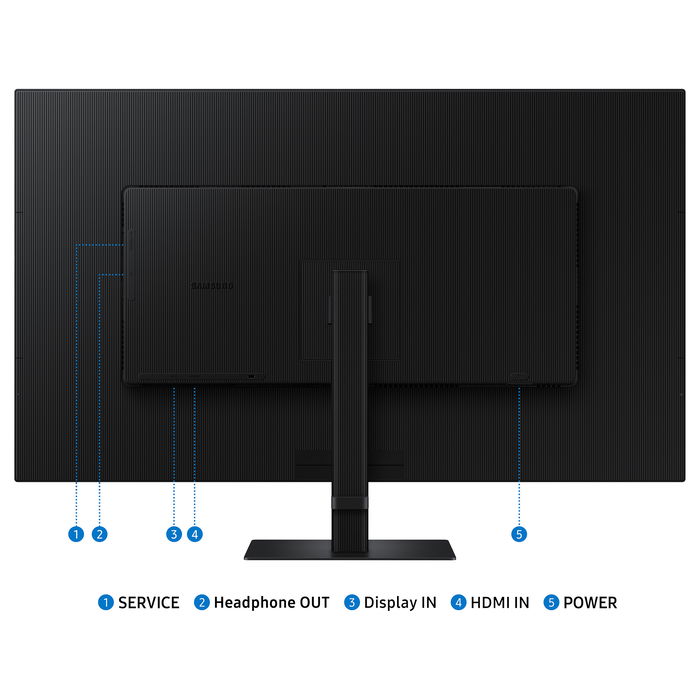 SAMSUNG Monitor LS37D702EAUXEN S70D 37" (94 cm) 4K Ultra HD 3840x2160 LCD VA 60Hz HDR10 Negro