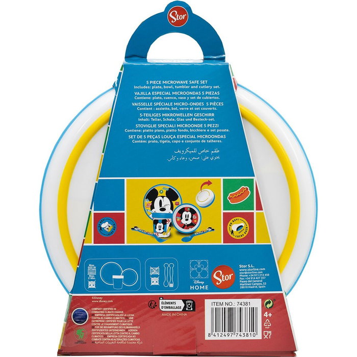 Licensing Set Premium Bicolor Antideslizante Mickey 5 Pcs