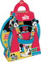 Mickey Set Premium Bicolor Antideslizante Vajilla Infantil 5 Piezas Plástico Alimentario Libre BPA CZ11306