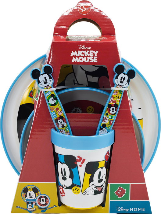 Licensing Set Premium Bicolor Antideslizante Mickey 5 Pcs