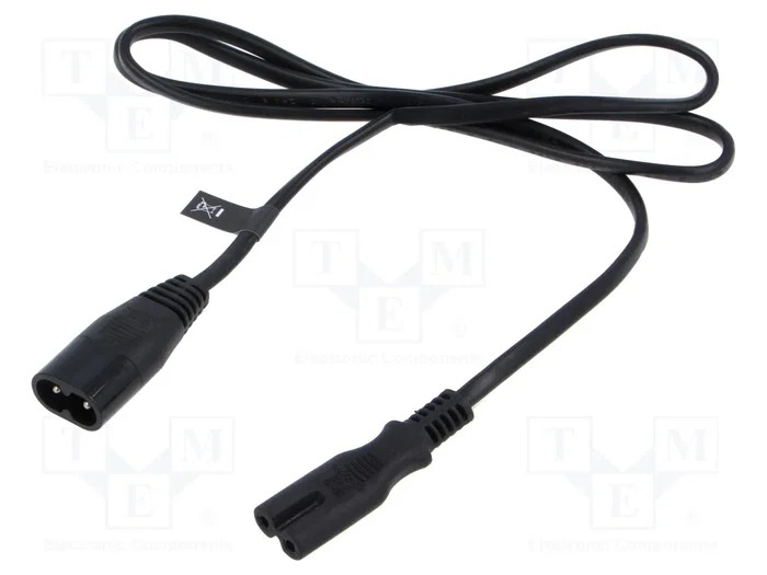 POS Cable de alimentación H03VVH2-F IEC C7 a IEC C8, 1m POS Cable de alimentación H03VVH2-F IEC C7 a IEC C8, 1m