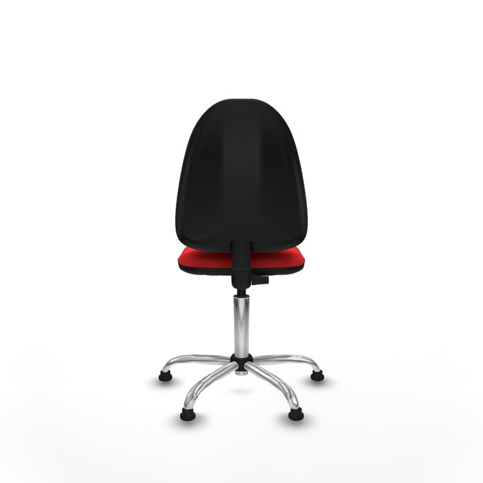 PIQUERAS Y CRESPO Silla de oficina Aýna Rojo Similpiel con Base Cromada PIQUERAS Y CRESPO Silla de oficina Aýna Rojo Similpiel con Base Cromada