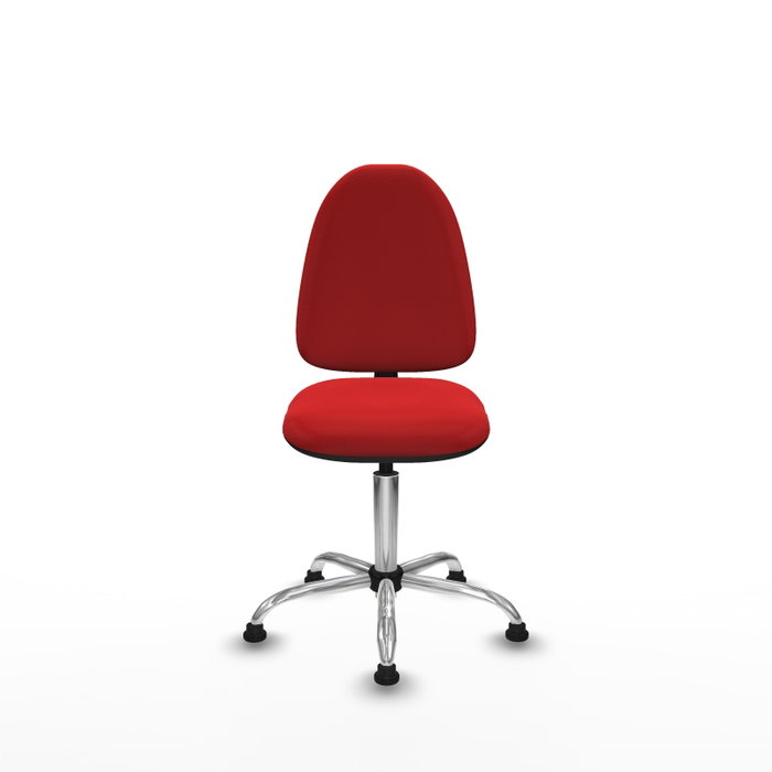 PIQUERAS Y CRESPO Silla de oficina Aýna Rojo Similpiel con Base Cromada PIQUERAS Y CRESPO Silla de oficina Aýna Rojo Similpiel con Base Cromada