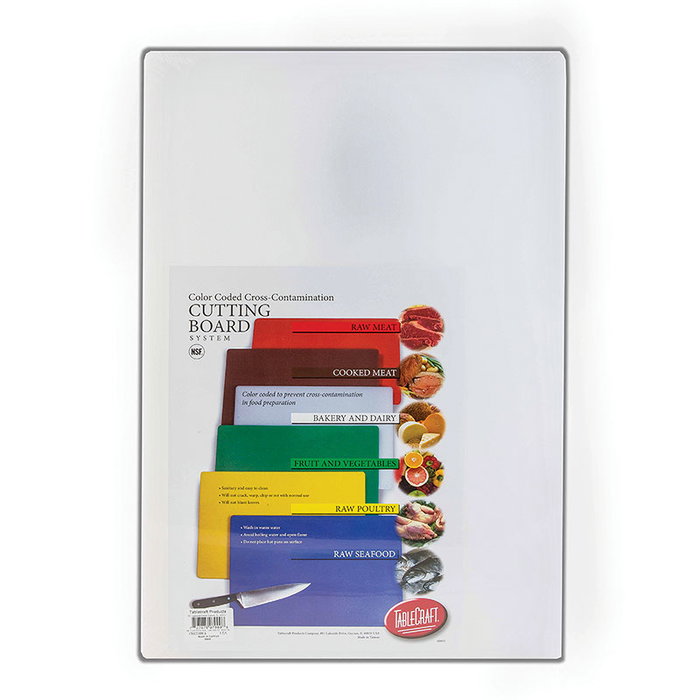 TABLECRAFT Pack de 3 tablas de cortar blancas de 30,5 x 45,7 x 1,3 cm TABLECRAFT Pack de 3 tablas de cortar blancas de 30,5 x 45,7 x 1,3 cm