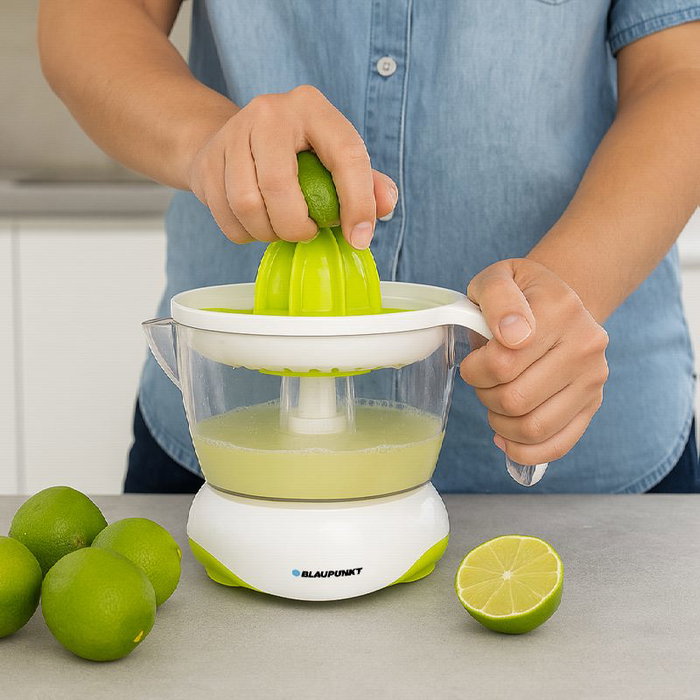 Blaupunkt Exprimidor de Cítricos Eléctrico 25W, Capacidad 0.7L para Naranjas y Limones