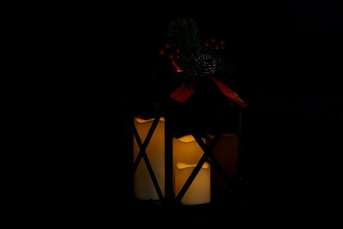DKD Home Decor Farola Navidad Tradicional Negro
