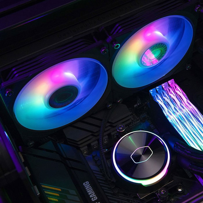Cooler Master MasterLiquid PL240 Flux ARGB GEN2 con soporte LGA1700