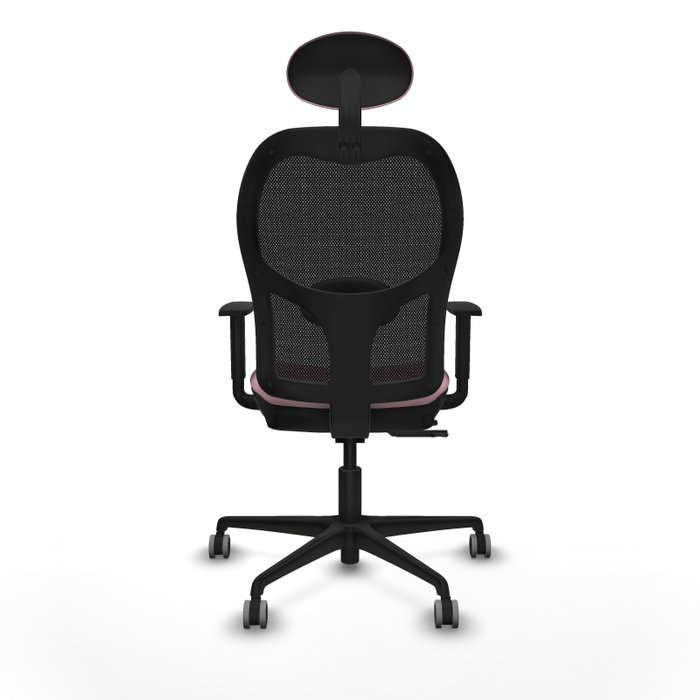 PIQUERAS Y CRESPO Silla de oficina Jorquera Rosa con mecanismo Sincro/Traslack