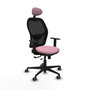 PIQUERAS Y CRESPO Silla de oficina Jorquera Rosa con mecanismo Sincro/Traslack