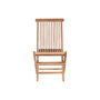 DKD Home Decor Mesa de Comedor para Terraza y Jardín Extensible Marrón Teca Set 9 piezas