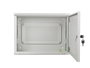Lanberg Armario rack mural 19 pulgadas 4U+3U gris