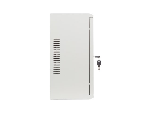 Lanberg Armario rack mural 19 pulgadas 4U+3U gris