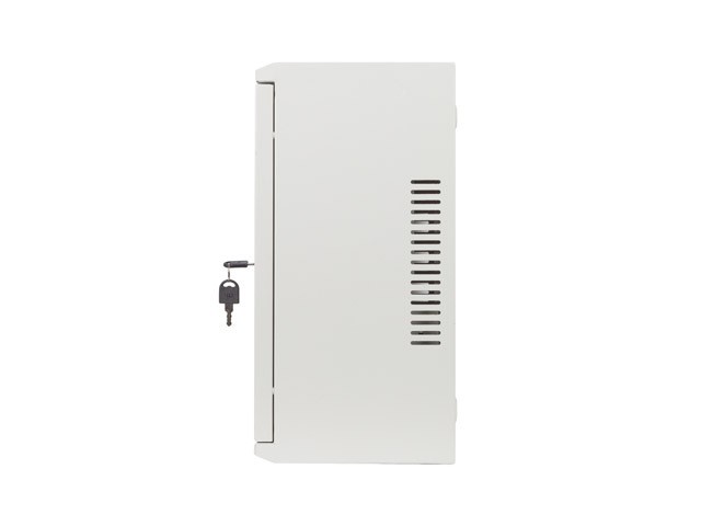 Lanberg Armario rack mural 19 pulgadas 4U+3U gris