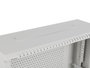 Lanberg Armario rack mural 19 pulgadas 4U+3U gris