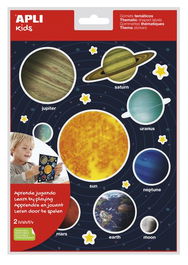 Gomets Apli Bolsa 2H Removibles Sistema Solar 40 Uds. (15173) (Set de 5)